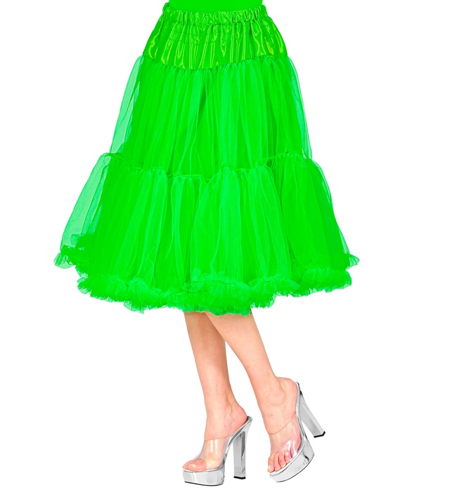 "JUPE/JUPON EN TULLE VERT" 65 cm