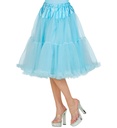 "JUPE/JUPON EN TULLE BLEU AZUR" 65 cm