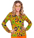 "THE 70s GROOVY STYLE - yellow circles" (chemise)
