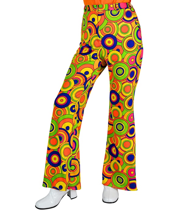 "THE 70s GROOVY STYLE - yellow circles" (pantalon)
