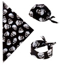 "SKULLS BANDANA" 55x55 cm - 100% cotton