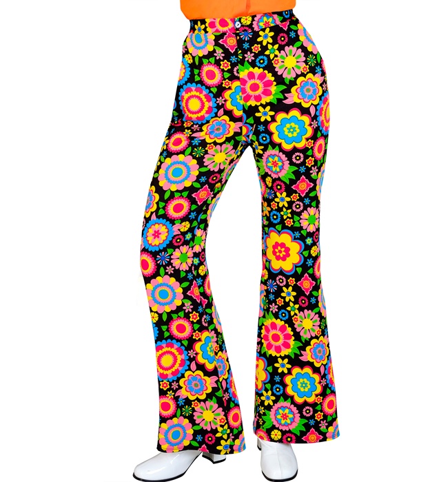 "THE 60s FASHION - colorful flowers" (pantalon)