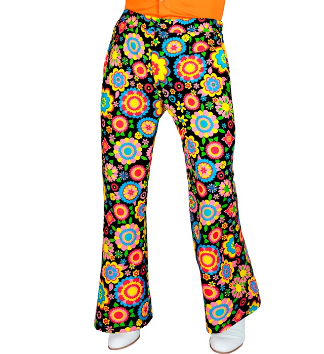 "THE 60s FASHION - colorful flowers" (pantalon)