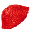 "POM POM D'UNE SEULE COULEUR" rouge