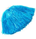 "POM POM D'UNE SEULE COULEUR" bleu