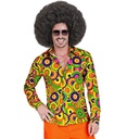"THE 70s GROOVY STYLE - yellow circles"   (chemise)