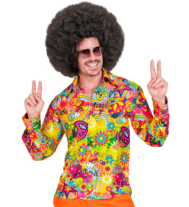[10569] "THE 60s FASHION - peace & love" (chemise) (XXL)