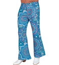 "THE 60s FASHION - blue mandala" (pantalon)
