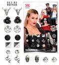 "BOUCLES D’OREILLES DE CARACTÈRE" 9 styles différents sur carton