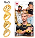 "BAGUES OR ASSORTIMENT 4 MODELES"
