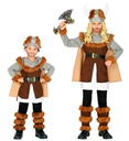"VIKING" (tunique avec ceinture et manteau, jambières, casque)