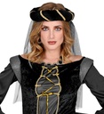"COUVRE - CHEF MEDIEVAL AVEC VOILE NOIR"