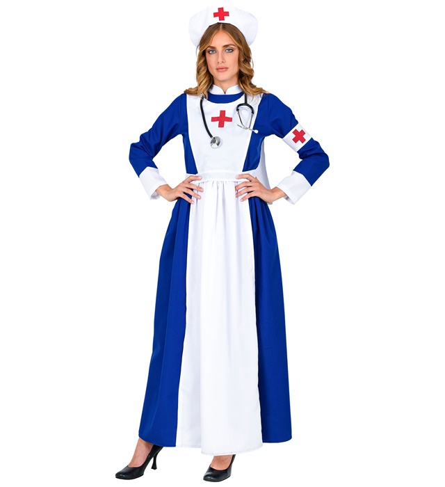 "INFIRMIERE VINTAGE" (robe, chapeau, brassard)