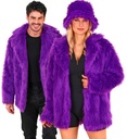 "VESTE EN PELUCHE VIOLET"