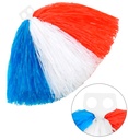 "POM POM DE TROIS COULEURS" bleu/blanc/rouge