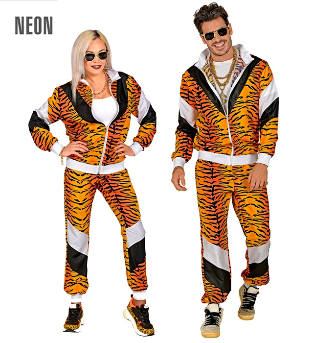 [11681] "COSTUME ANNEES 80 TIGRE" (veste, pantalon) (S)
