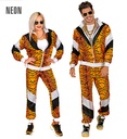 "COSTUME ANNEES 80 TIGRE" (veste, pantalon)