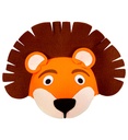 "CHAPEAU LION" en feutre
