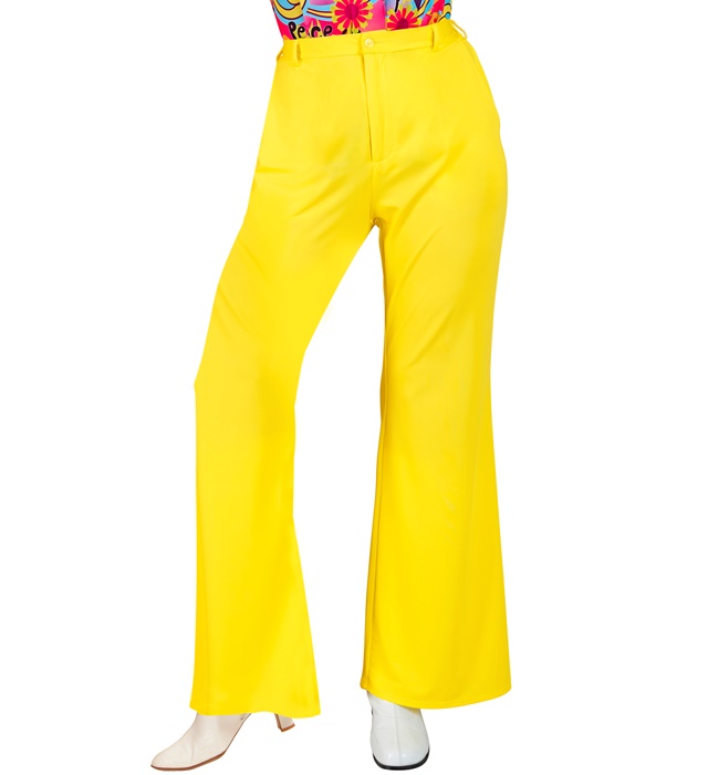 [11880] "THE 70s GROOVY STYLE - gelb" (pantalon) (S/M)