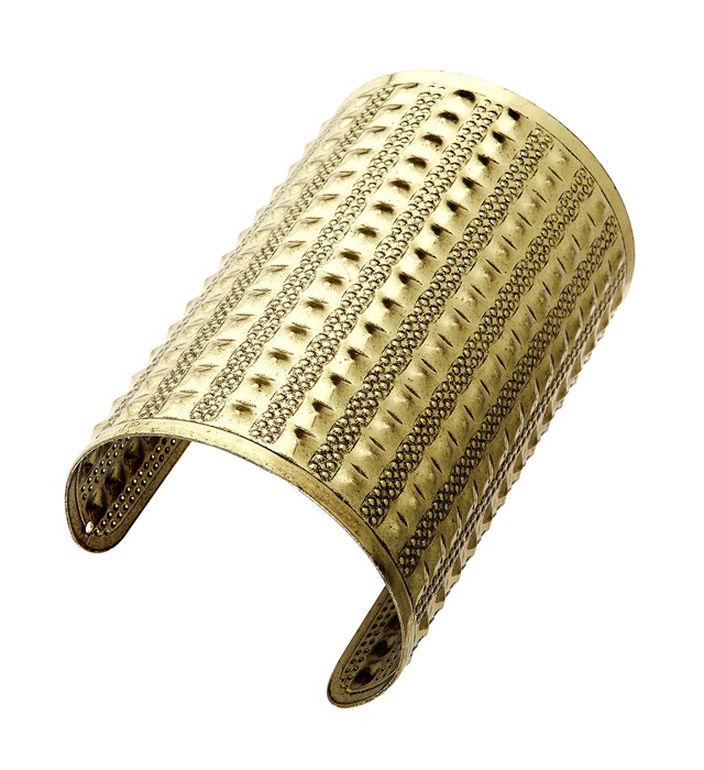 "BRACELET BRONZE" clous carrés
