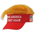 "VISIERE AVEC CHEVEUX PELUCHE MAKE AMERICA GREAT AGAIN"