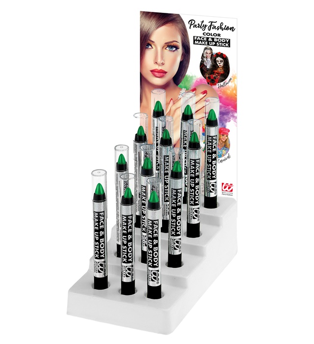 "CRAYONS A MAQUILLAGE VERT" présentoir - 3,5 ml