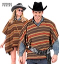 "PONCHO RÉVERSIBLE" 100 x 75 cm