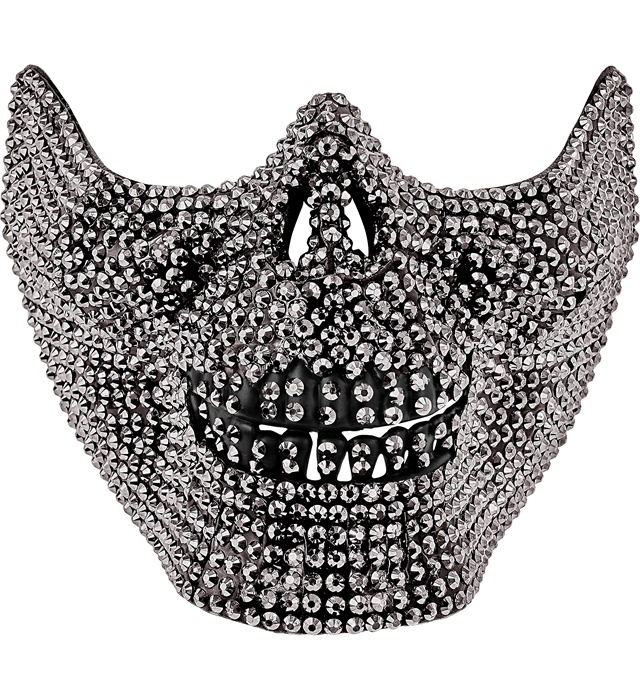 "MASQUE VISAGE CRANE STRASS"