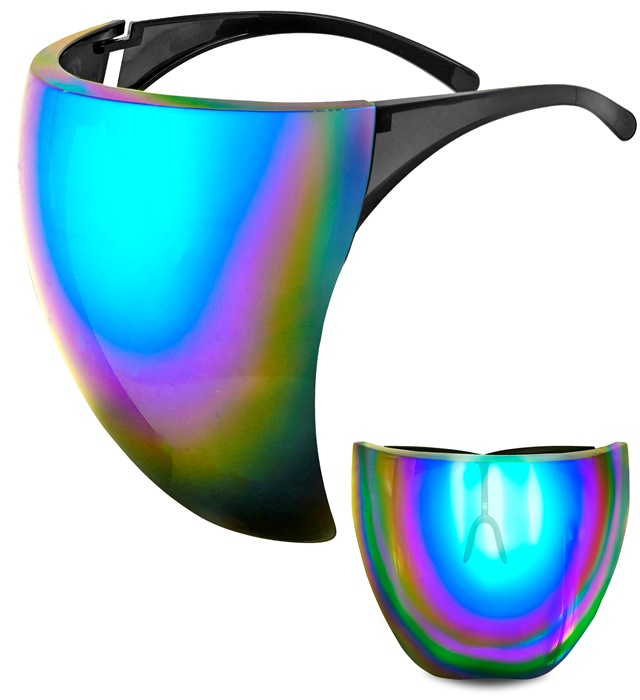 [12034] "ÉCRAN FACIAL MIROIR BLEU-VIOLET"