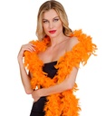 "BOA A PLUMES ORANGE " - 1,80 m - 80 g