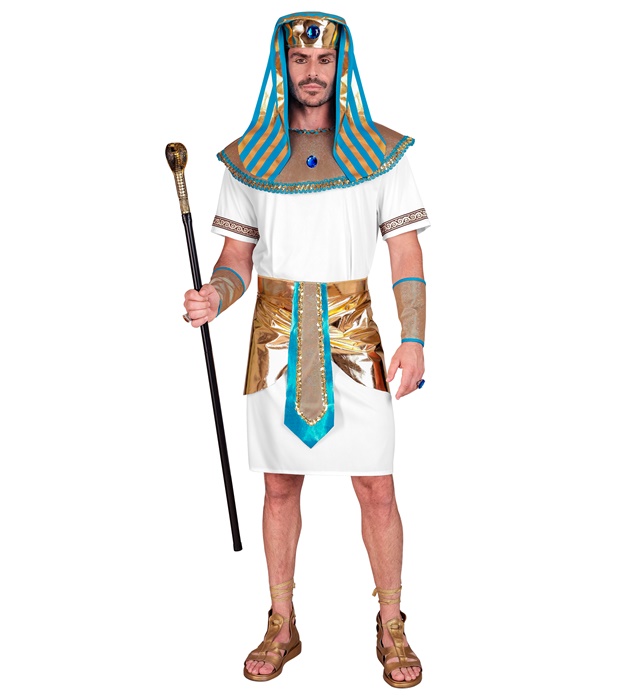 "PHARAON" (tunique, ceinture, collier, bracelets, casque)