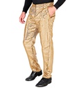 "PANTALON PARTY FASHION" (pantalon à paillettes or)