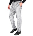 "PANTALON PARTY FASHION" (pantalon à paillettes argent)