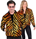 "BOMBER PARTY FASHION" (bomber à paillettes animalier tigre)