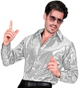 "CHEMISE PARTY FASHION" (chemise à paillettes argent)