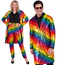 "MANTEAU PARTY FASHION" (manteau à paillettes arc-en-ciel)