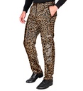 "PANTALON PARTY FASHION" (pantalon à paillettes animalier léopard)
