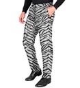 "PANTALON PARTY FASHION" (pantalon à paillettes animalier zèbre)