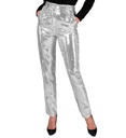 "PANTALON PARTY FASHION" (pantalon à paillettes argent)