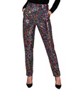 "PANTALON PARTY FASHION" (pantalon à paillettes multicouleur)