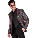 "VESTE PARTY FASHION" (veste à paillettes multicouleur)