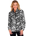 "CHEMISE PARTY FASHION" (chemise à paillettes animalier zèbre)