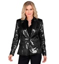 "VESTE PARTY FASHION" (veste à paillettes noire)