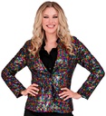 "VESTE PARTY FASHION" (veste à paillettes multicouleur)