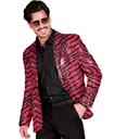 "VESTE PARTY FASHION" (veste à paillettes animalier rose)