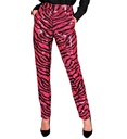 "PANTALON PARTY FASHION" (pantalon à paillettes animalier rose)