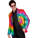 "VESTE PARTY FASHION" (veste à paillettes avec teintures)
