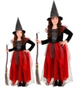 "SORCIERE" noir/bordeaux (robe, chapeau)