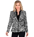 "VESTE PARTY FASHION" (veste à paillettes animalier zèbre)