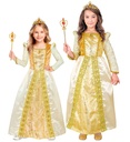 "REINE MEDIEVALE" (robe avec jupon, couronne)
